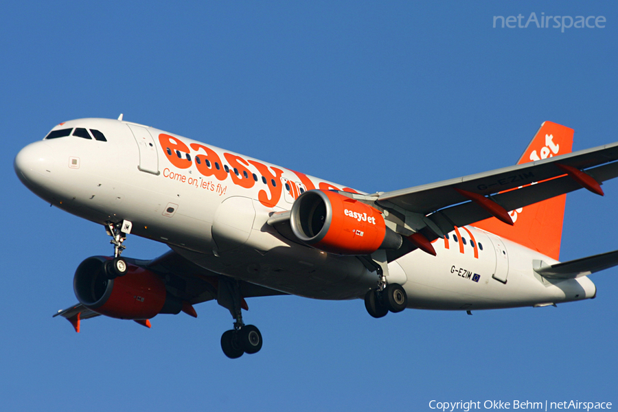 easyJet Airbus A319-111 (G-EZIM) | Photo 42317