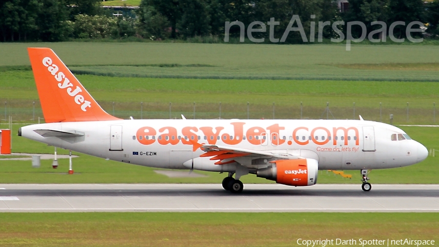 easyJet Airbus A319-111 (G-EZIM) | Photo 171612