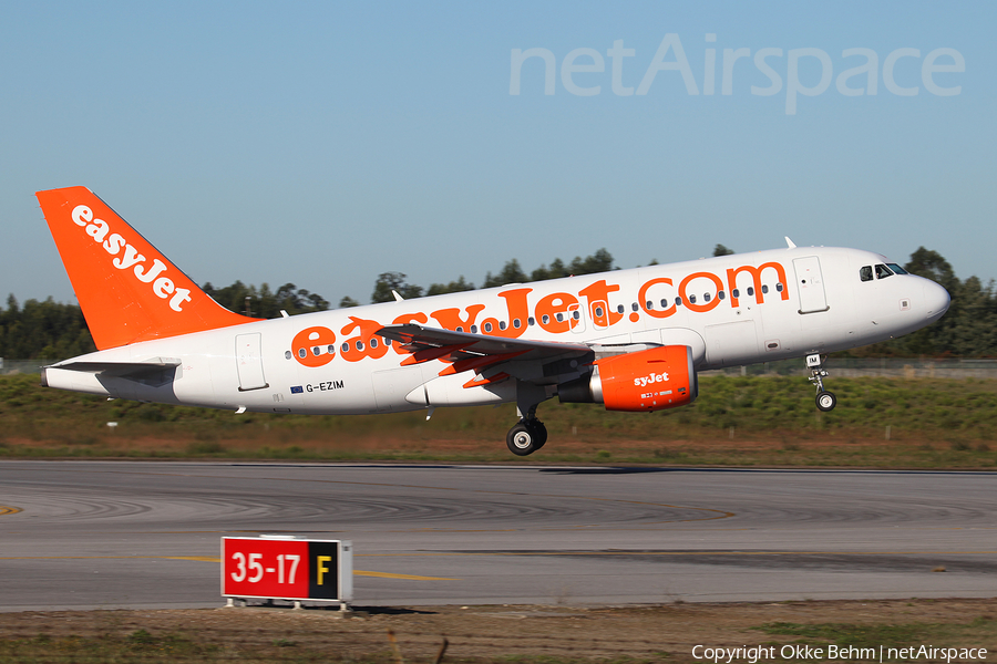 easyJet Airbus A319-111 (G-EZIM) | Photo 87687