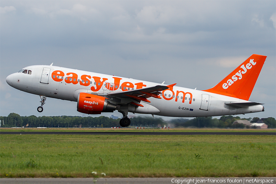 easyJet Airbus A319-111 (G-EZIN) | Photo 148367
