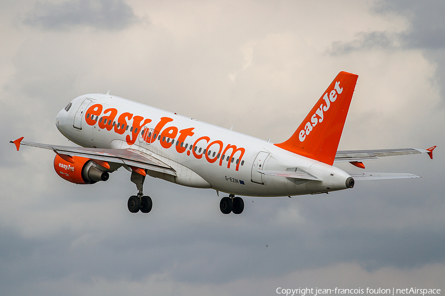 easyJet Airbus A319-111 (G-EZIN) | Photo 148368