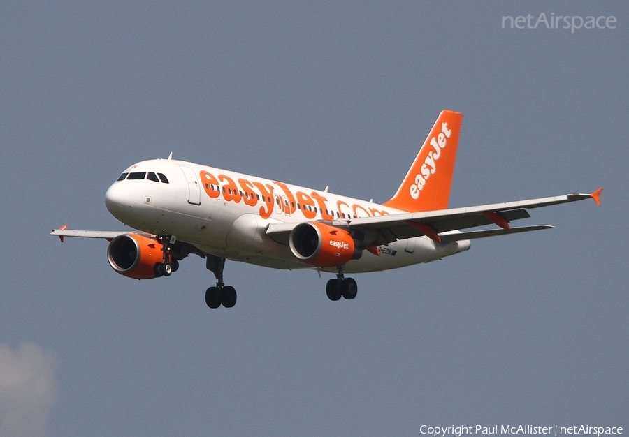 easyJet Airbus A319-111 (G-EZIN) | Photo 29142