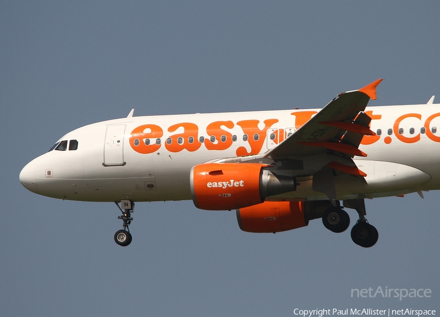 easyJet Airbus A319-111 (G-EZIN) | Photo 29143