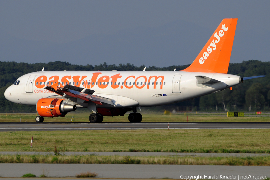 easyJet Airbus A319-111 (G-EZIN) | Photo 312884