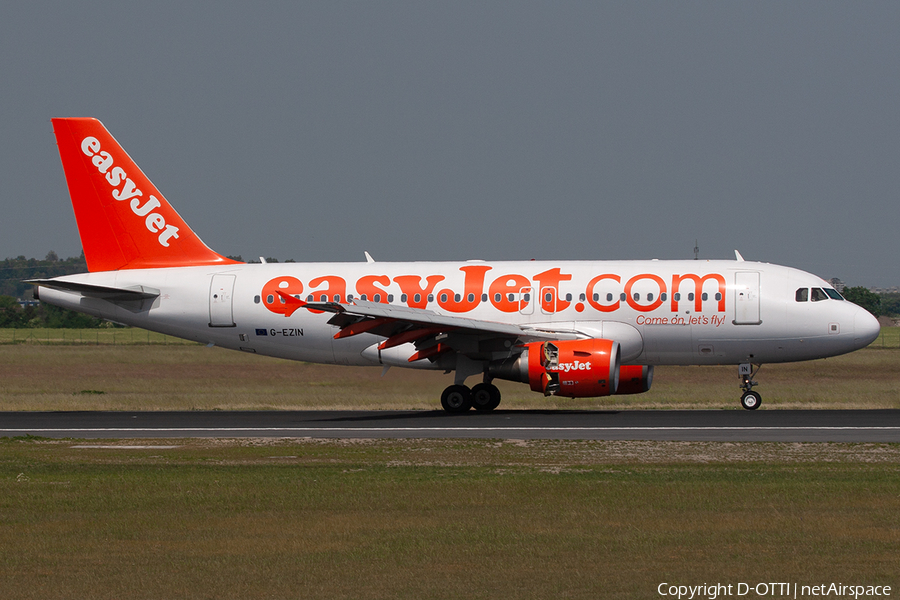 easyJet Airbus A319-111 (G-EZIN) | Photo 262815