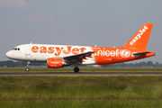 easyJet Airbus A319-111 (G-EZIO) at  Amsterdam - Schiphol, Netherlands