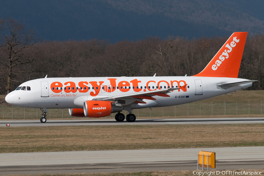 easyJet Airbus A319-111 (G-EZIO) | Photo 195167
