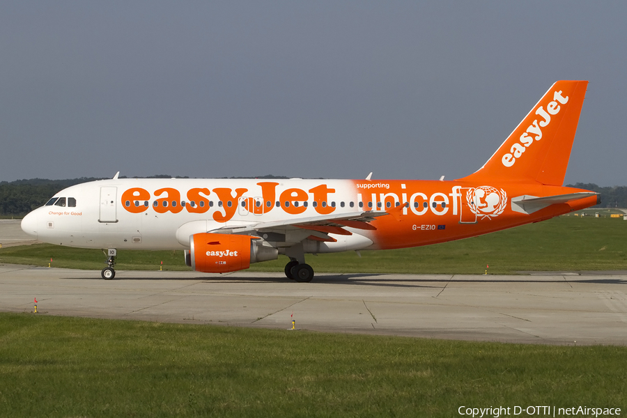 easyJet Airbus A319-111 (G-EZIO) | Photo 411560