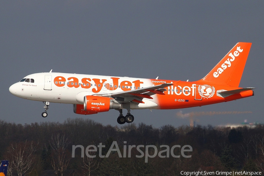 easyJet Airbus A319-111 (G-EZIO) | Photo 43500