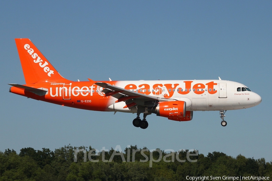 easyJet Airbus A319-111 (G-EZIO) | Photo 79601