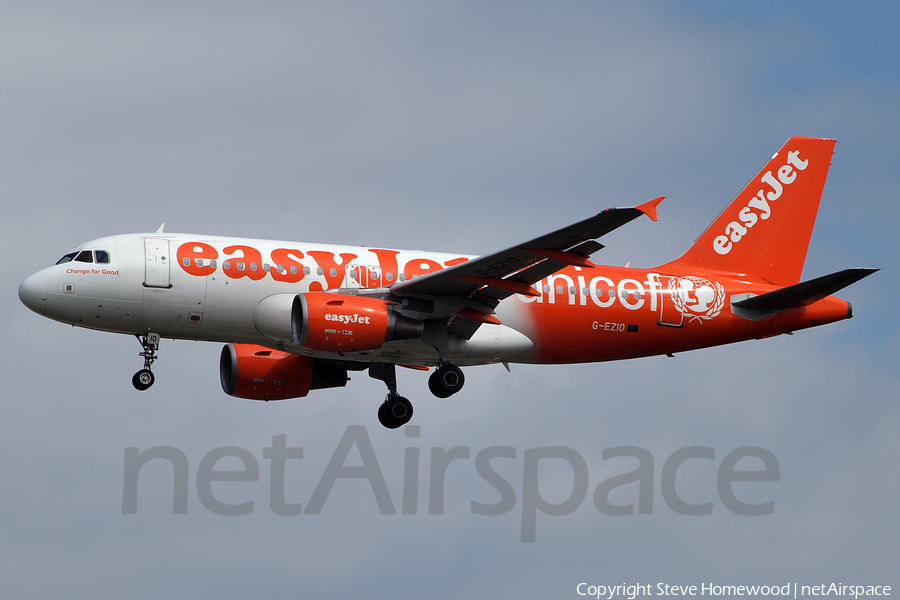 easyJet Airbus A319-111 (G-EZIO) | Photo 110060