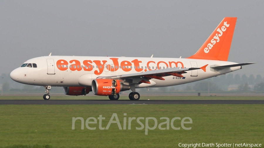 easyJet Airbus A319-111 (G-EZIR) | Photo 216322