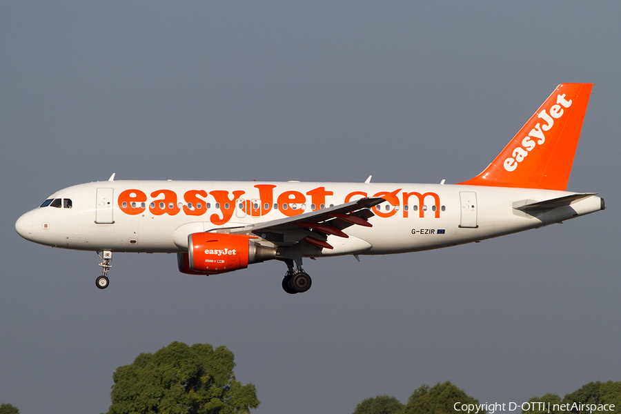 easyJet Airbus A319-111 (G-EZIR) | Photo 507027