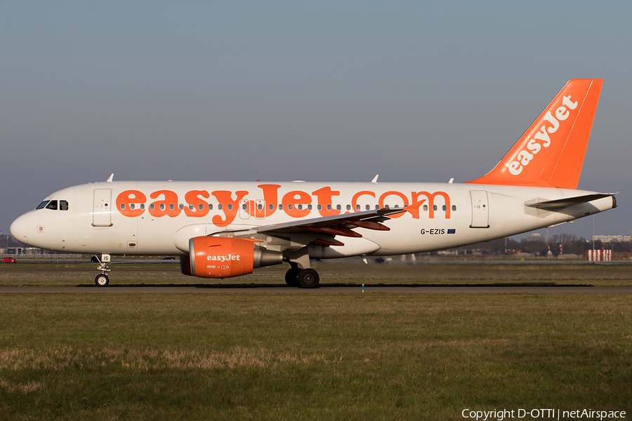easyJet Airbus A319-111 (G-EZIS) | Photo 527604