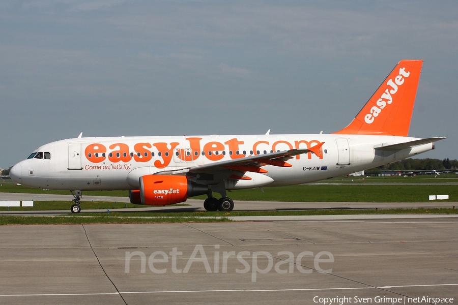 easyJet Airbus A319-111 (G-EZIW) | Photo 19820