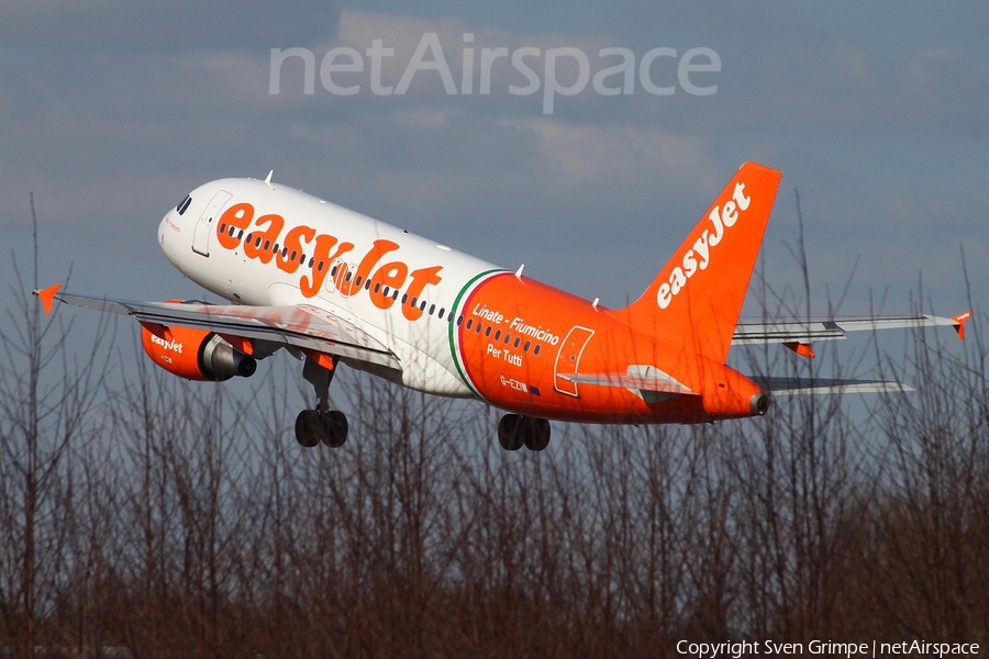 easyJet Airbus A319-111 (G-EZIW) | Photo 23242