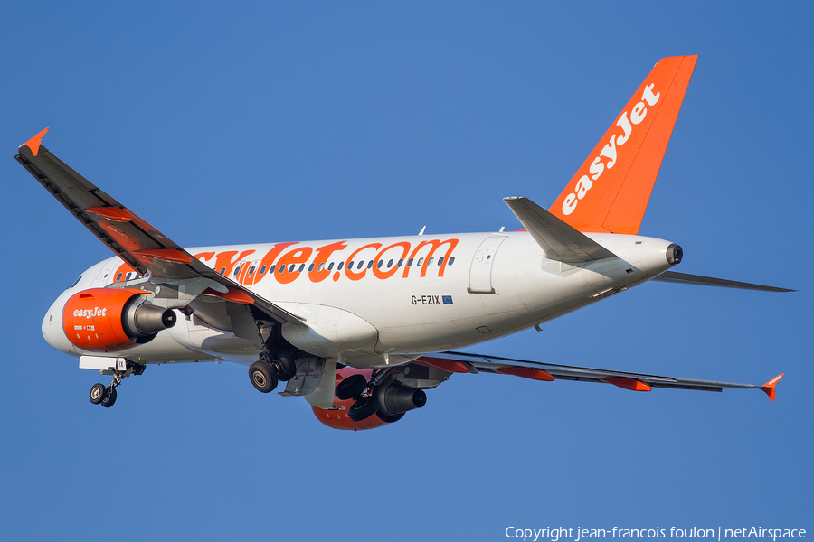easyJet Airbus A319-111 (G-EZIX) | Photo 428922
