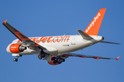 easyJet Airbus A319-111 (G-EZIX) at  Amsterdam - Schiphol, Netherlands