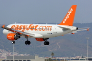 easyJet Airbus A319-111 (G-EZIX) at  Barcelona - El Prat, Spain