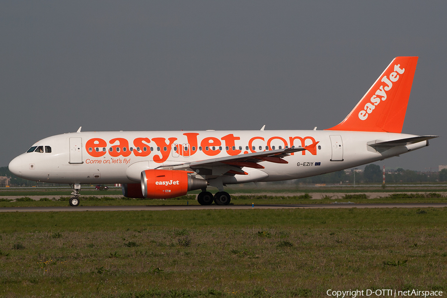 easyJet Airbus A319-111 (G-EZIY) | Photo 199111