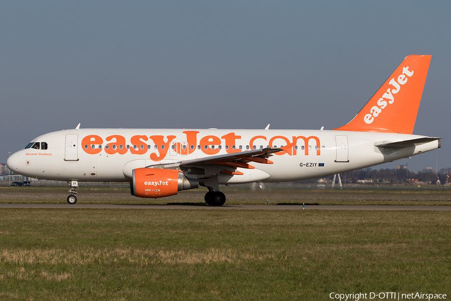 easyJet Airbus A319-111 (G-EZIY) | Photo 527501