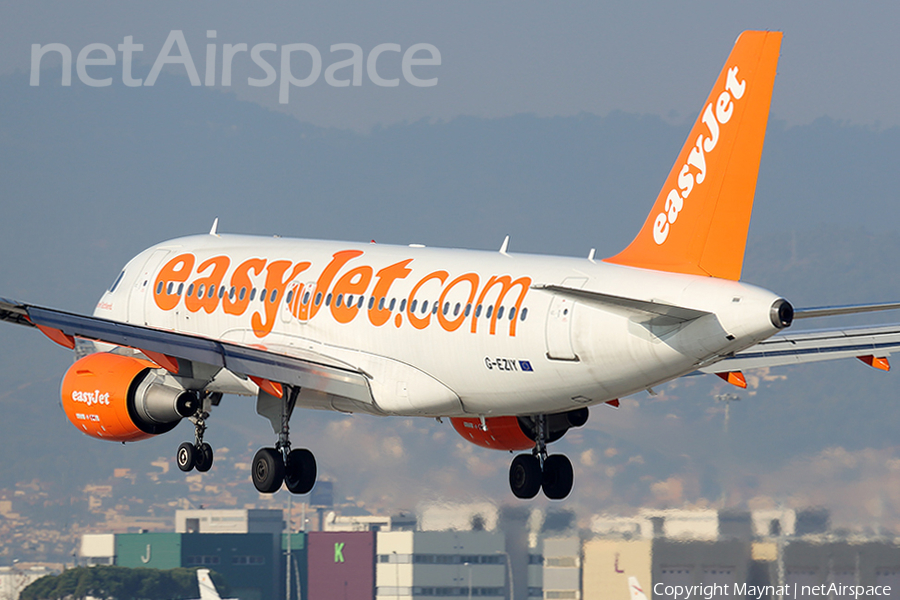 easyJet Airbus A319-111 (G-EZIY) | Photo 393259