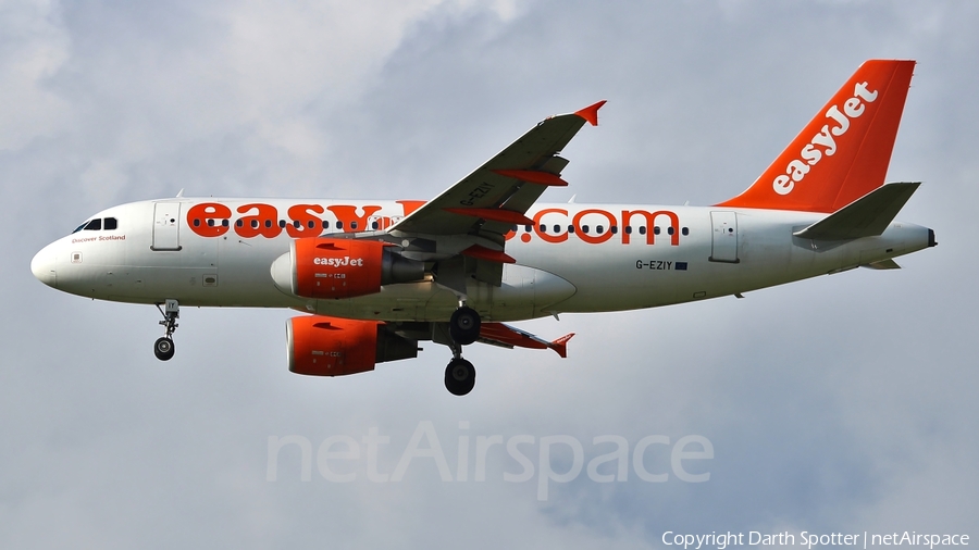 easyJet Airbus A319-111 (G-EZIY) | Photo 221766