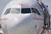 easyJet Airbus A319-111 (G-EZIY) at  Krakow - Pope John Paul II International, Poland