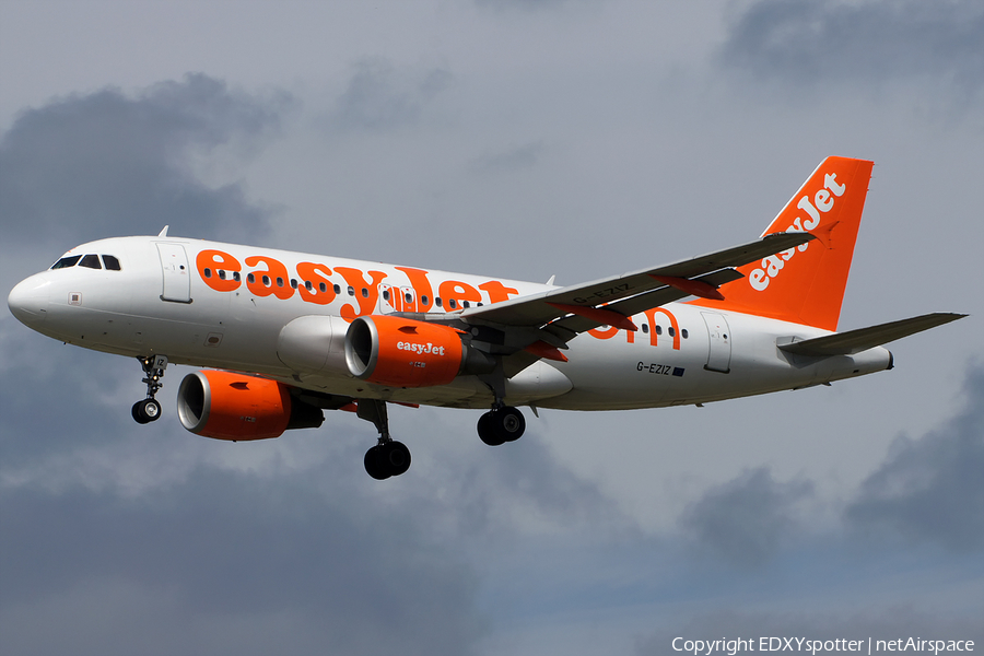 easyJet Airbus A319-111 (G-EZIZ) | Photo 275417