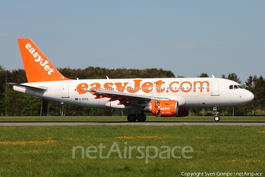 easyJet Airbus A319-111 (G-EZIZ) | Photo 108470