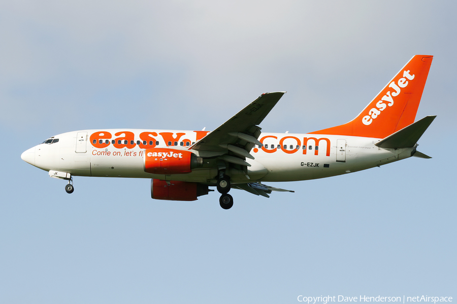easyJet Boeing 737-73V (G-EZJK) | Photo 680677