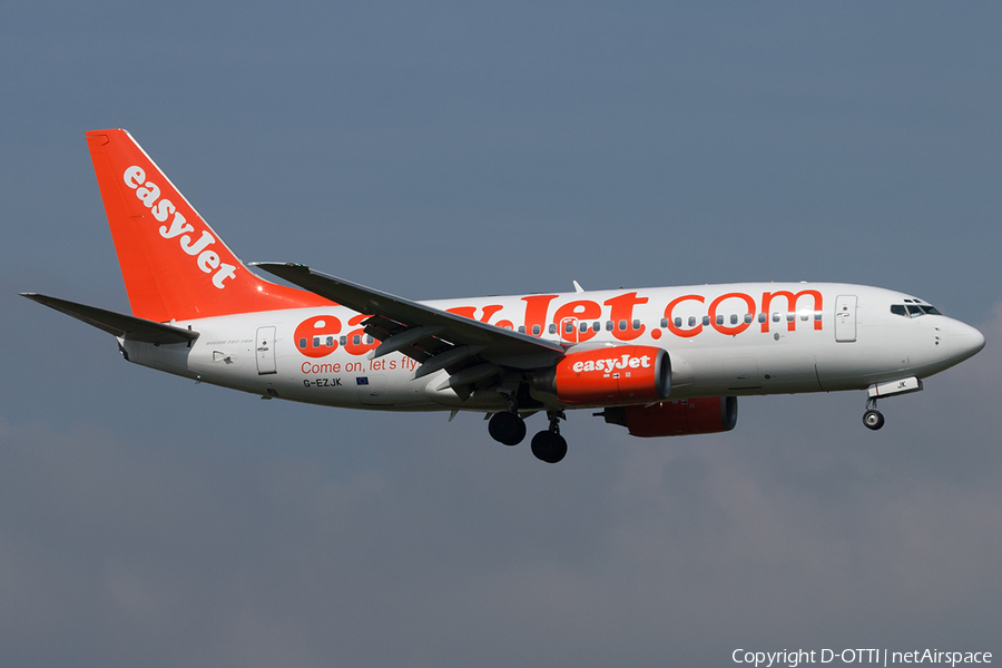 easyJet Boeing 737-73V (G-EZJK) | Photo 196210