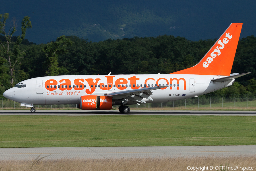 easyJet Boeing 737-73V (G-EZJK) | Photo 201444