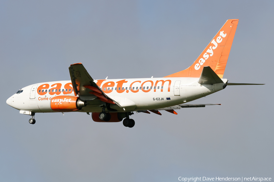 easyJet Boeing 737-73V (G-EZJX) | Photo 680675