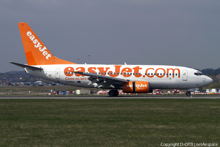 easyJet Boeing 737-73V (G-EZKA) | Photo 288461
