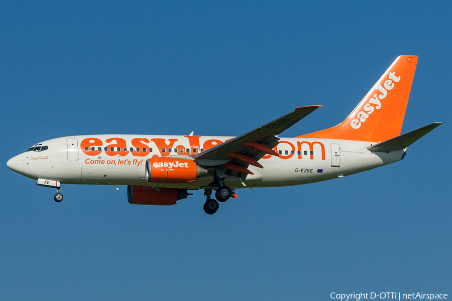 easyJet Boeing 737-73V (G-EZKE) | Photo 202994