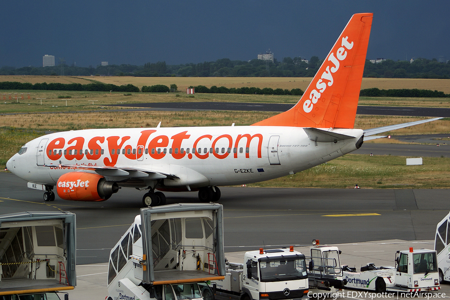 easyJet Boeing 737-73V (G-EZKE) | Photo 280332