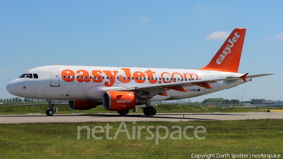 easyJet Airbus A319-111 (G-EZMH) | Photo 210797