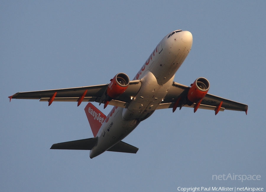 easyJet Airbus A319-111 (G-EZMH) | Photo 32656