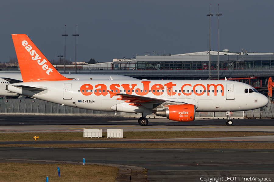 easyJet Airbus A319-111 (G-EZMH) | Photo 144351