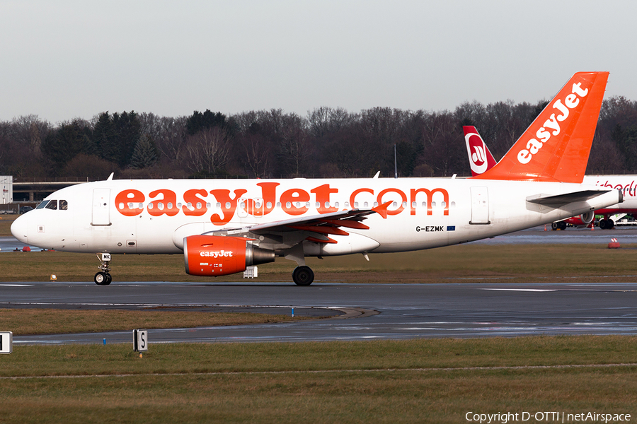 easyJet Airbus A319-111 (G-EZMK) | Photo 137292