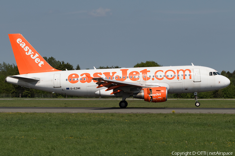 easyJet Airbus A319-111 (G-EZMK) | Photo 163288