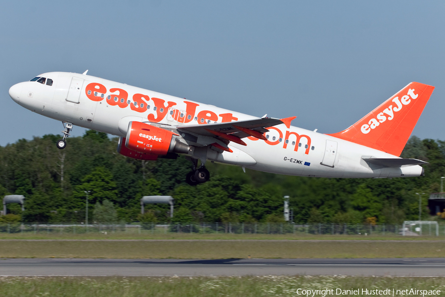 easyJet Airbus A319-111 (G-EZMK) | Photo 479197