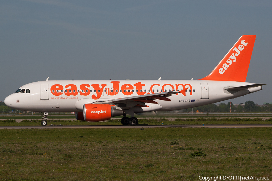 easyJet Airbus A319-111 (G-EZMS) | Photo 199605