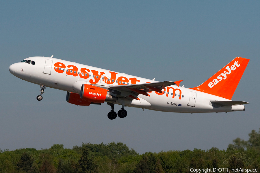 easyJet Airbus A319-111 (G-EZNC) | Photo 359170