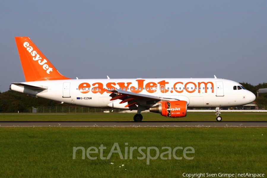 easyJet Airbus A319-111 (G-EZNM) | Photo 123573