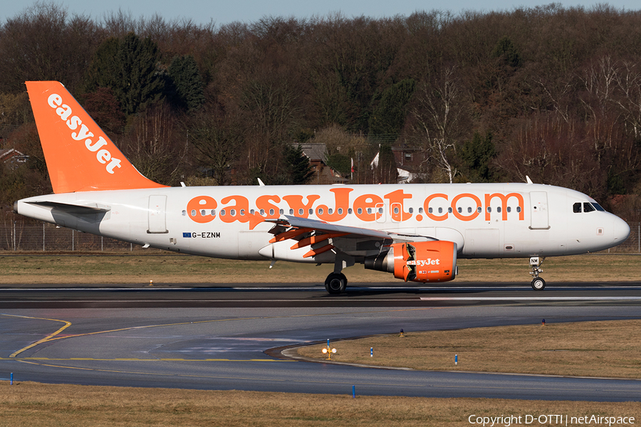 easyJet Airbus A319-111 (G-EZNM) | Photo 147377