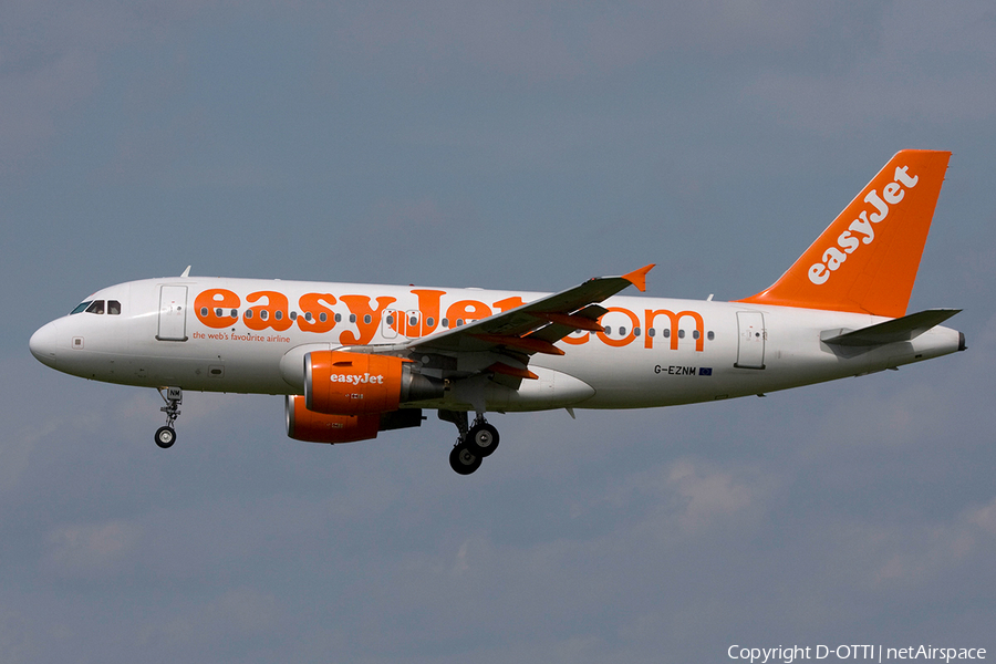 easyJet Airbus A319-111 (G-EZNM) | Photo 267923