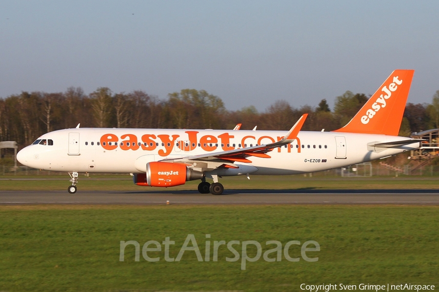 easyJet Airbus A320-214 (G-EZOB) | Photo 155301