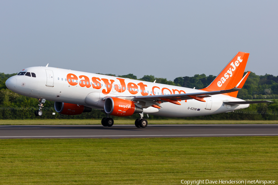 easyJet Airbus A320-214 (G-EZOB) | Photo 154805